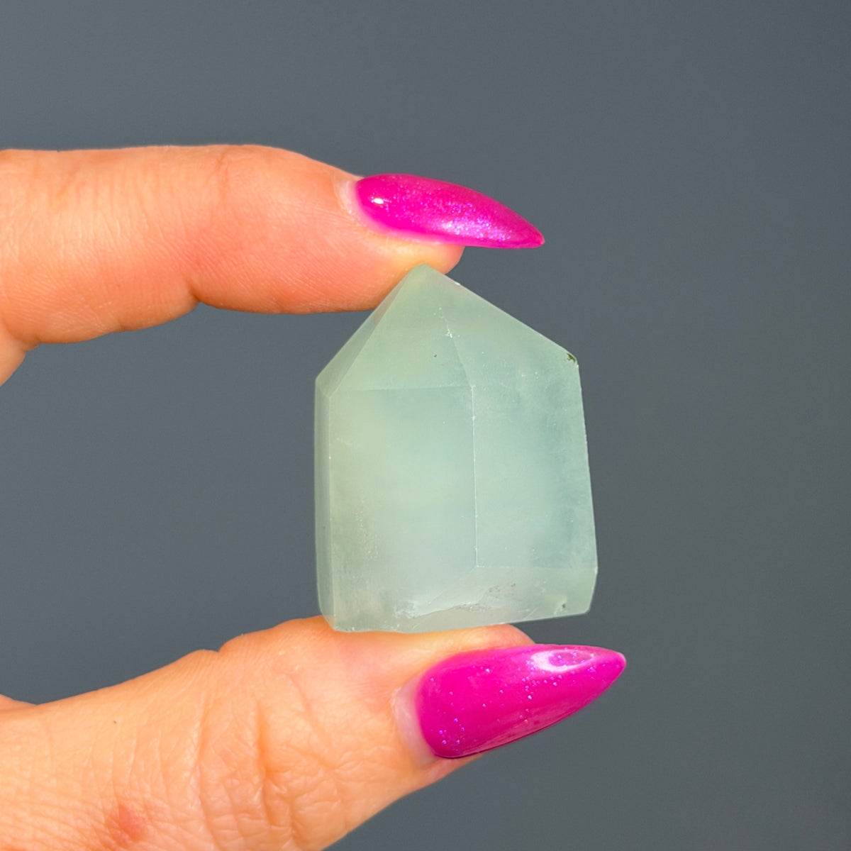 Aquamarine (IMPERFECT) Mini Tower Specimen – Wholehearted Crystal Creations