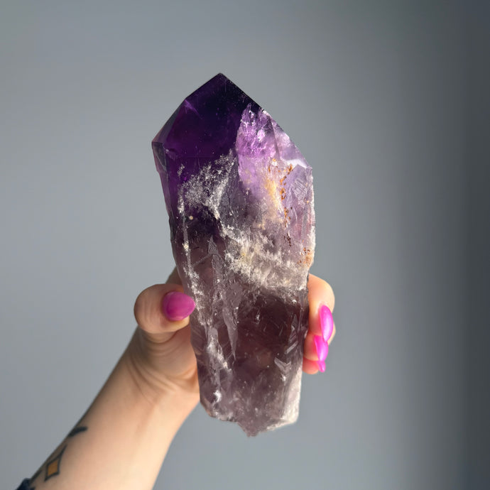 Elestial Amethyst (Dragon's Tooth) Specimen (EA222)