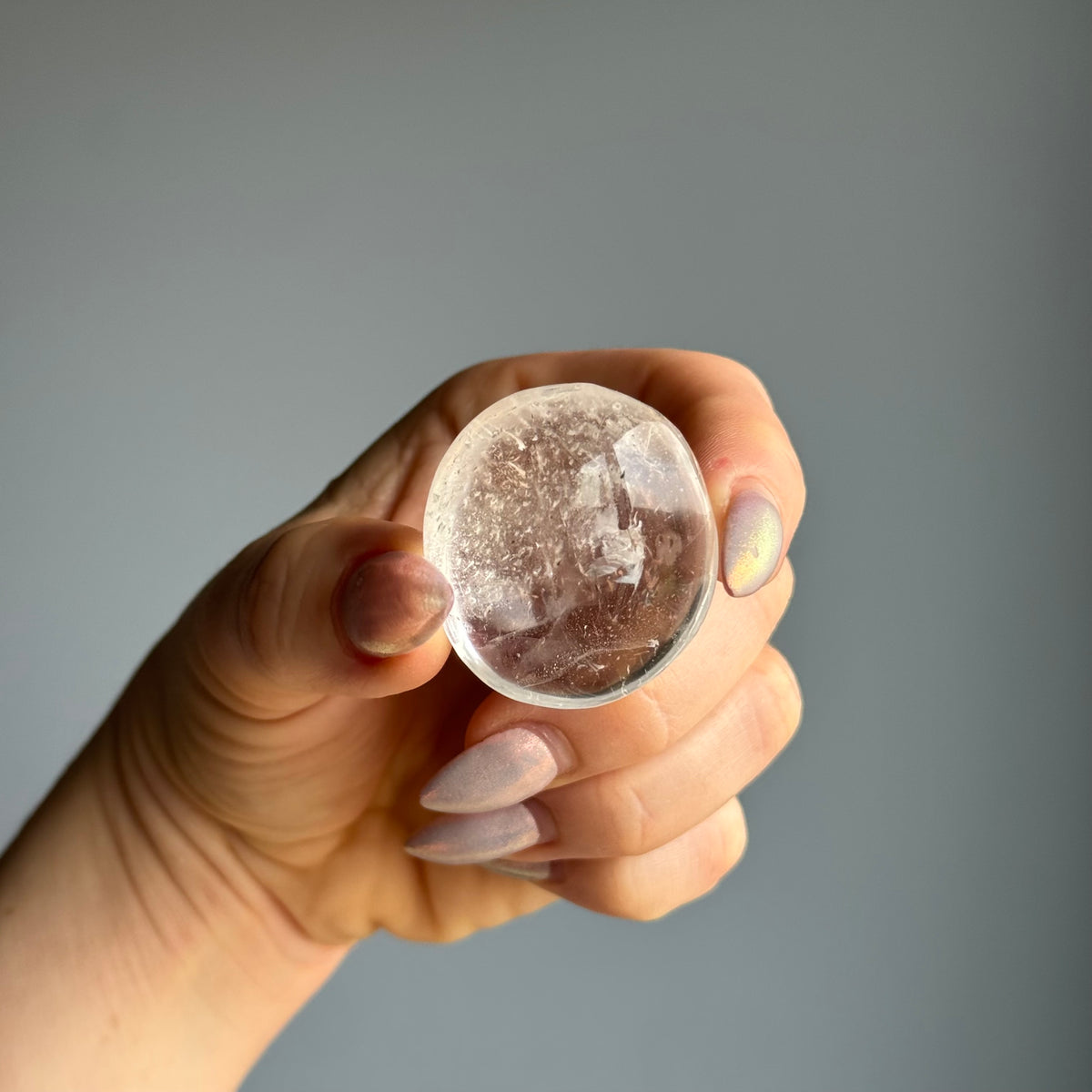 Clear Quartz Mini Palm Stone Crystal Specimen – Wholehearted Crystal Creations