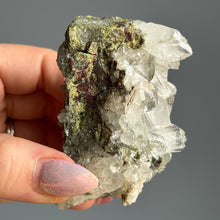 Epidote + Chlorite in Quartz Specimen #7