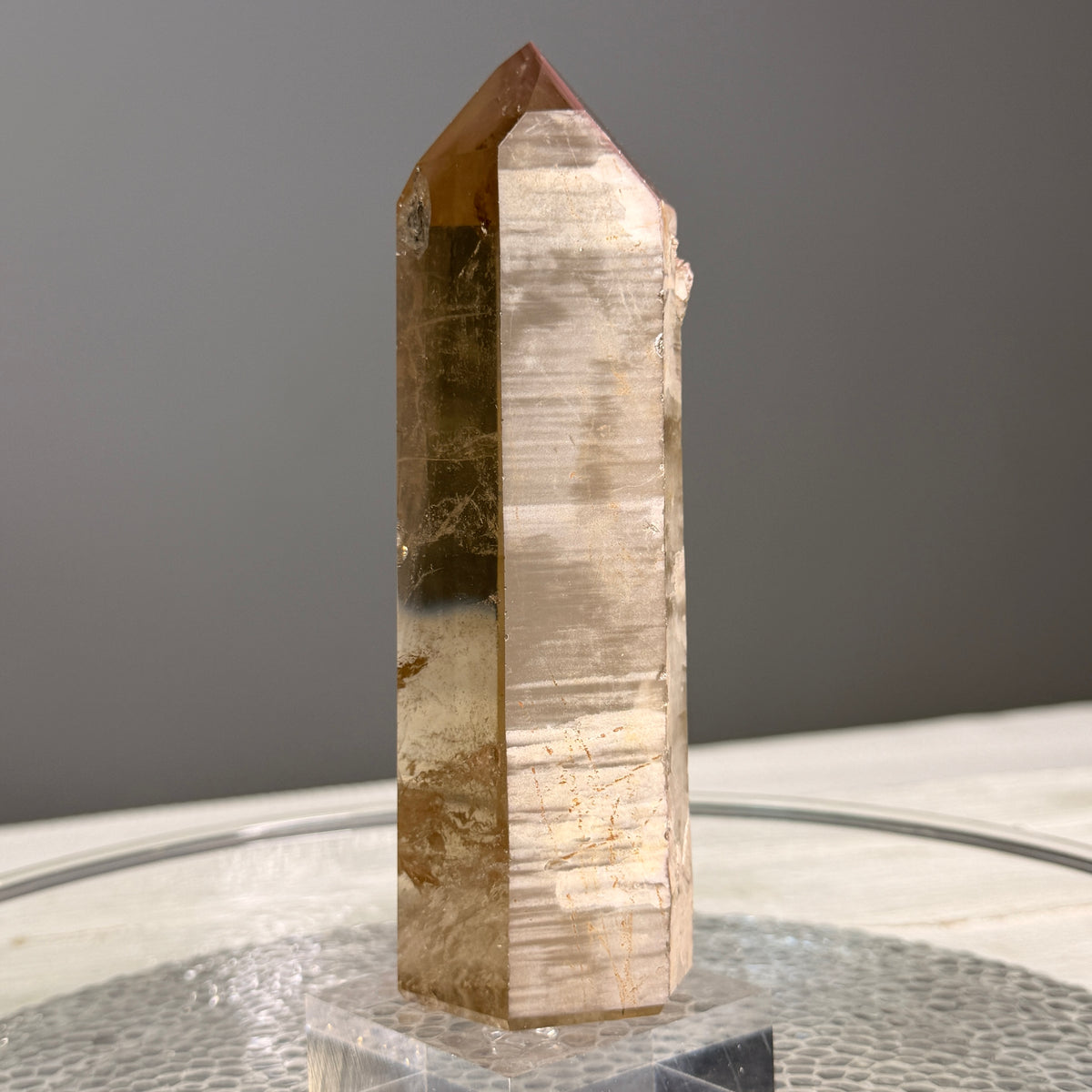 Pink Lithium Quartz (Rare) Crystal Tower Specimen PLQ#33 – Wholehearted Crystal Creations