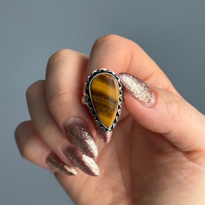 Tiger's Eye Size 6.25 Ring