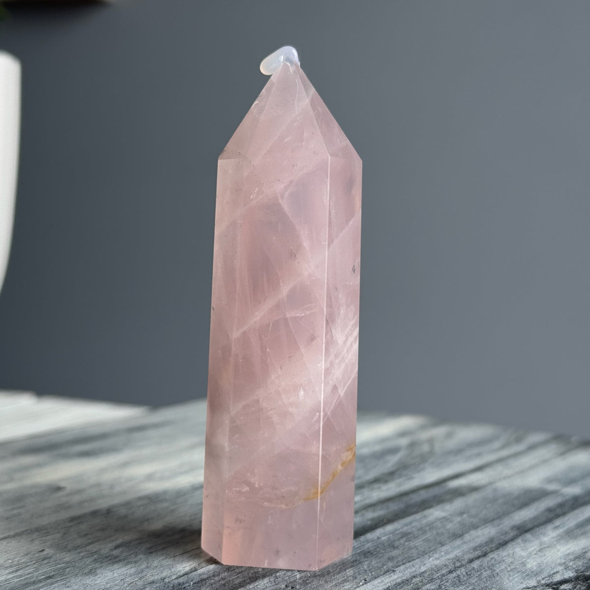Blue Rose Quartz Tower Crystal Specimen – Wholehearted Crystal Creations