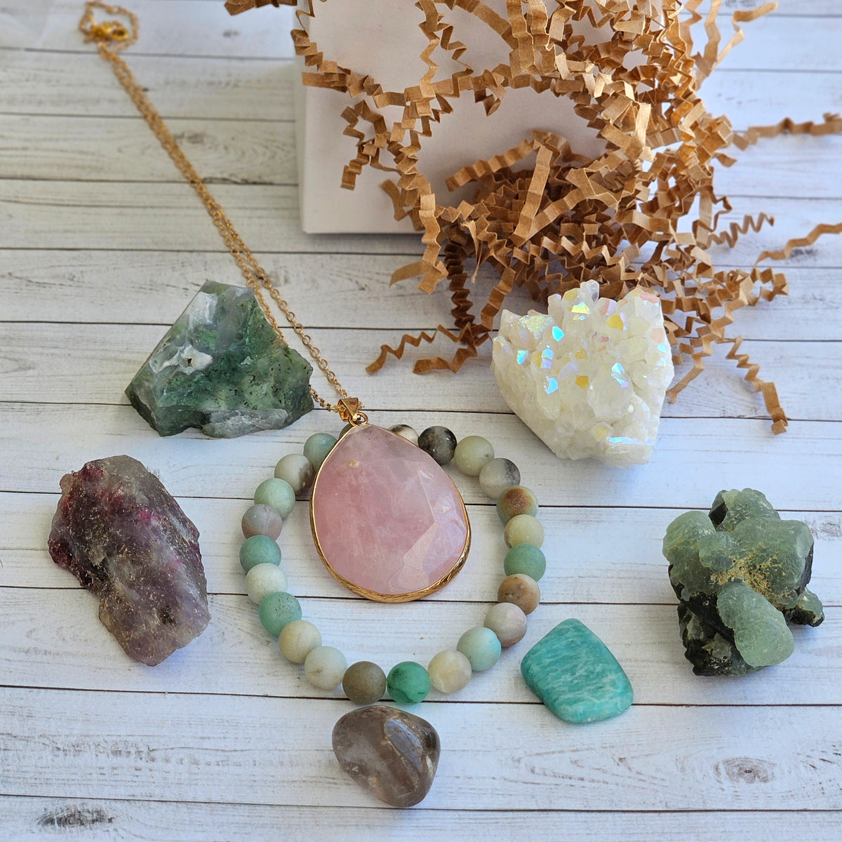 Self Love Enlightenment Crystal Specimen Gift Set – Wholehearted Crystal Creations