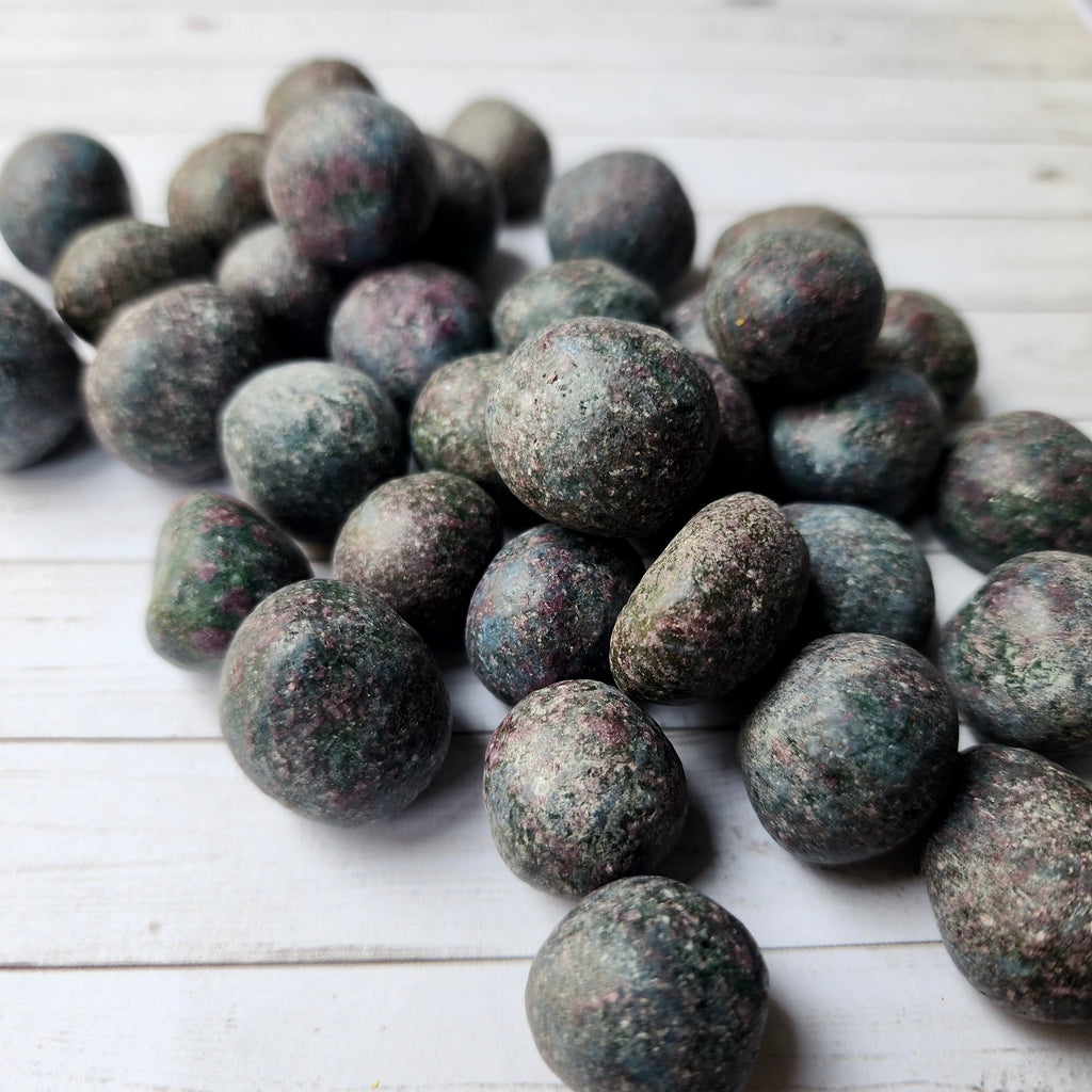 Ruby in Kyanite Tumbled Pocket Stone Specimen – Wholehearted Crystal Creations