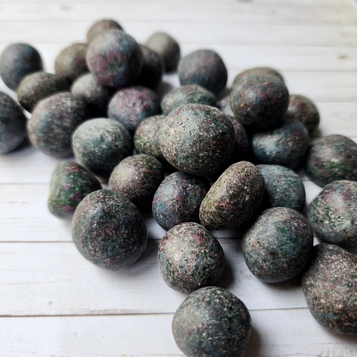 Ruby in Kyanite Tumbled Pocket Stone Specimen – Wholehearted Crystal Creations