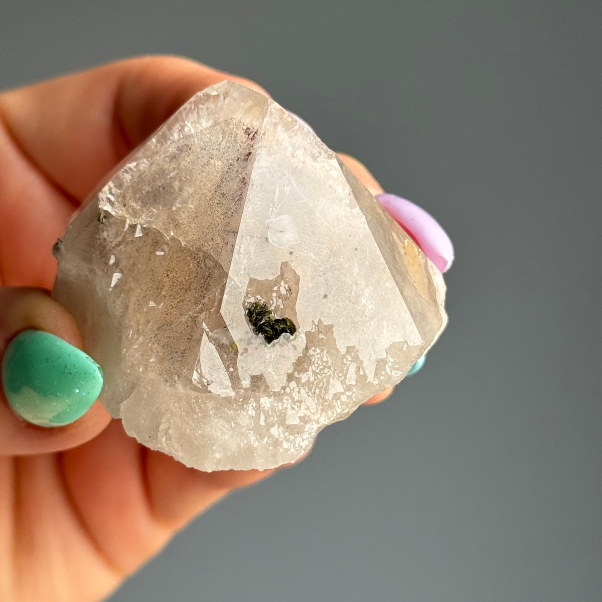 RARE Special Quartz with Lepidocrocite and Epidote Crystal Specimen – Wholehearted Crystal Creations