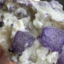 Purple Cubic Stepped Fluorite Specimen