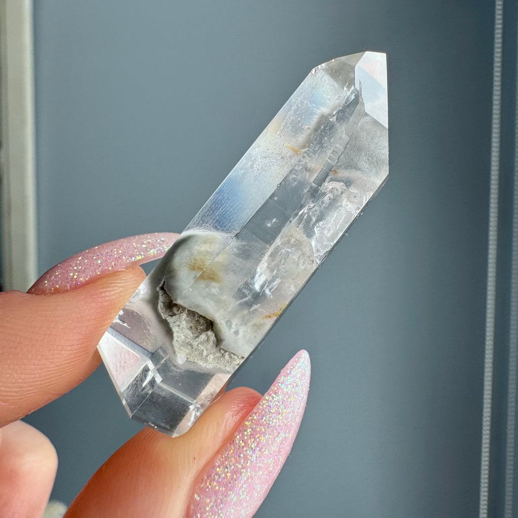 Blue Tara Quartz Crystal Specimen – Wholehearted Crystal Creations