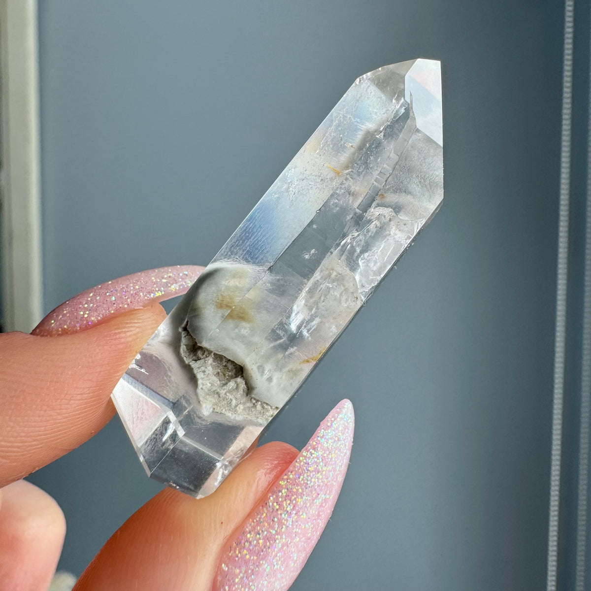 Blue Tara Quartz Crystal Specimen – Wholehearted Crystal Creations