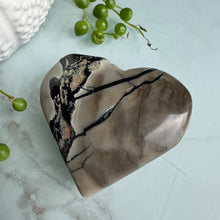 Volcano Agate (UV reactive) Heart Carving Specimen