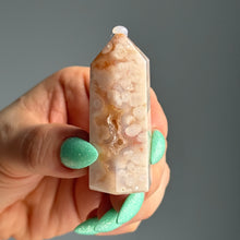 Flower Agate Tower Specimen