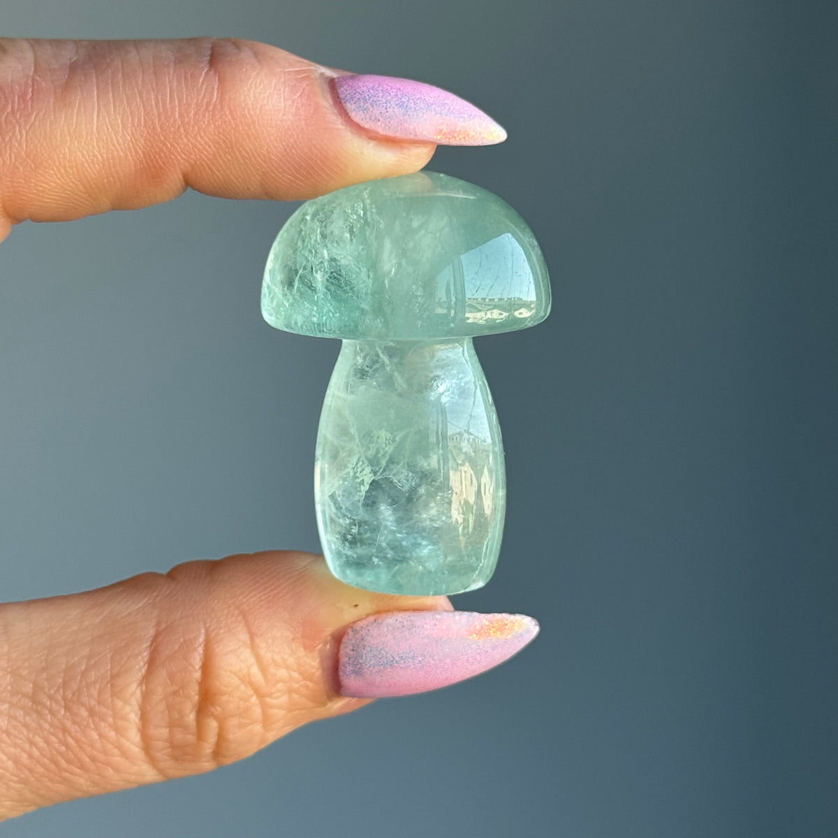 Fluorite Mushroom Carving Crystal Specimen – Wholehearted Crystal Creations
