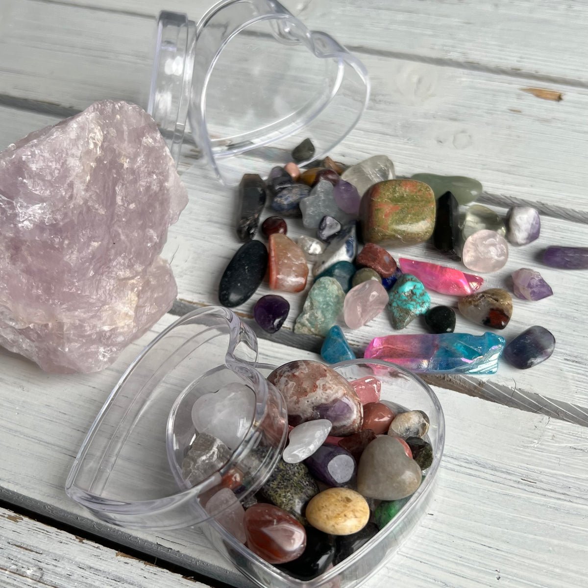 Crystal-Filled Heart Scoopz Valentine's Day Gift – Wholehearted Crystal Creations