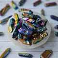 Titanium Aura Quartz Point Pocket Stone Specimen – Wholehearted Crystal Creations
