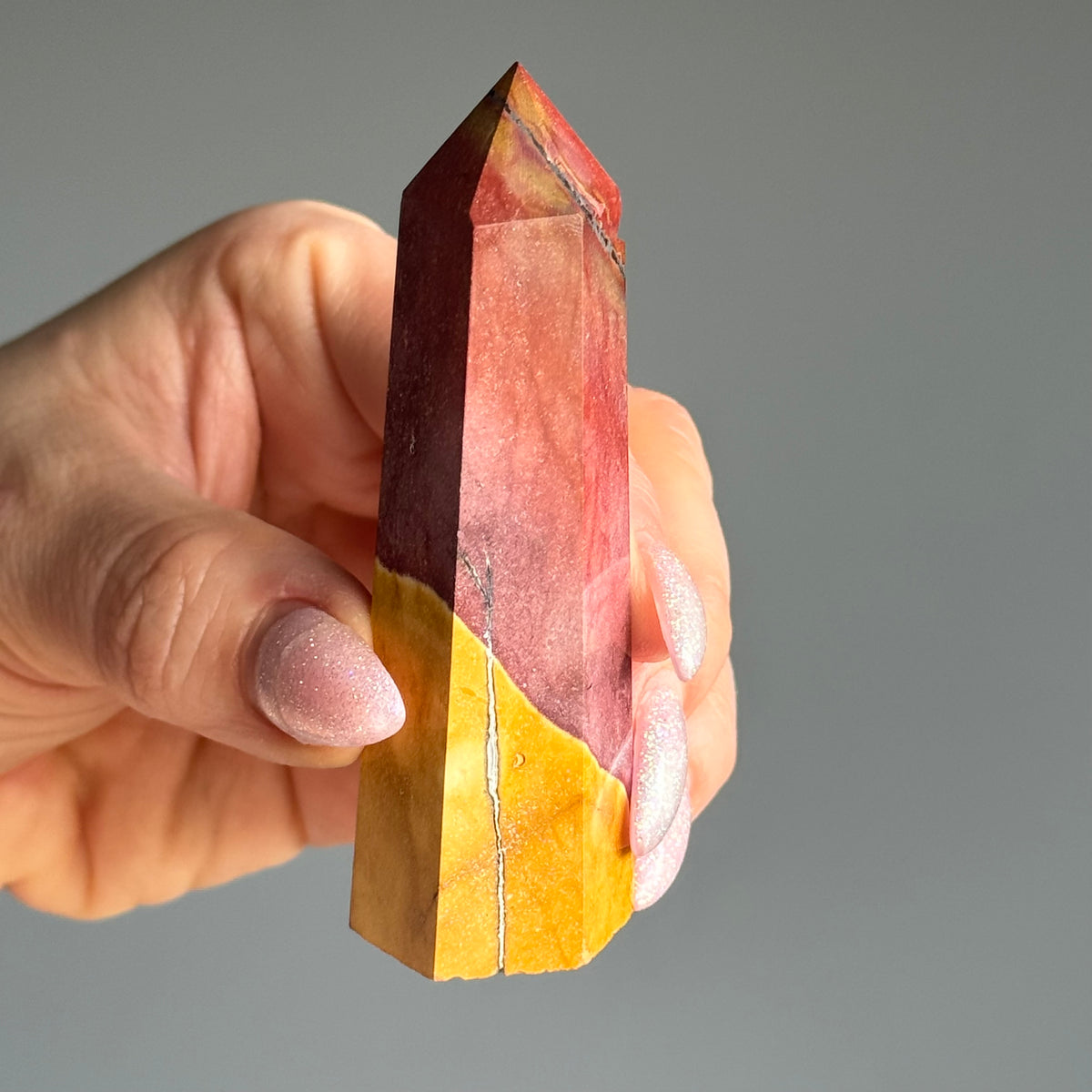 Mookaite Jasper Tower Specimen – Wholehearted Crystal Creations