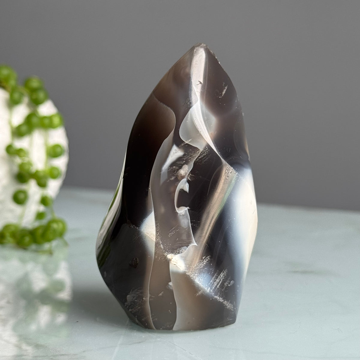 Orca Agate Swirl Flame Crystal Specimen – Wholehearted Crystal Creations