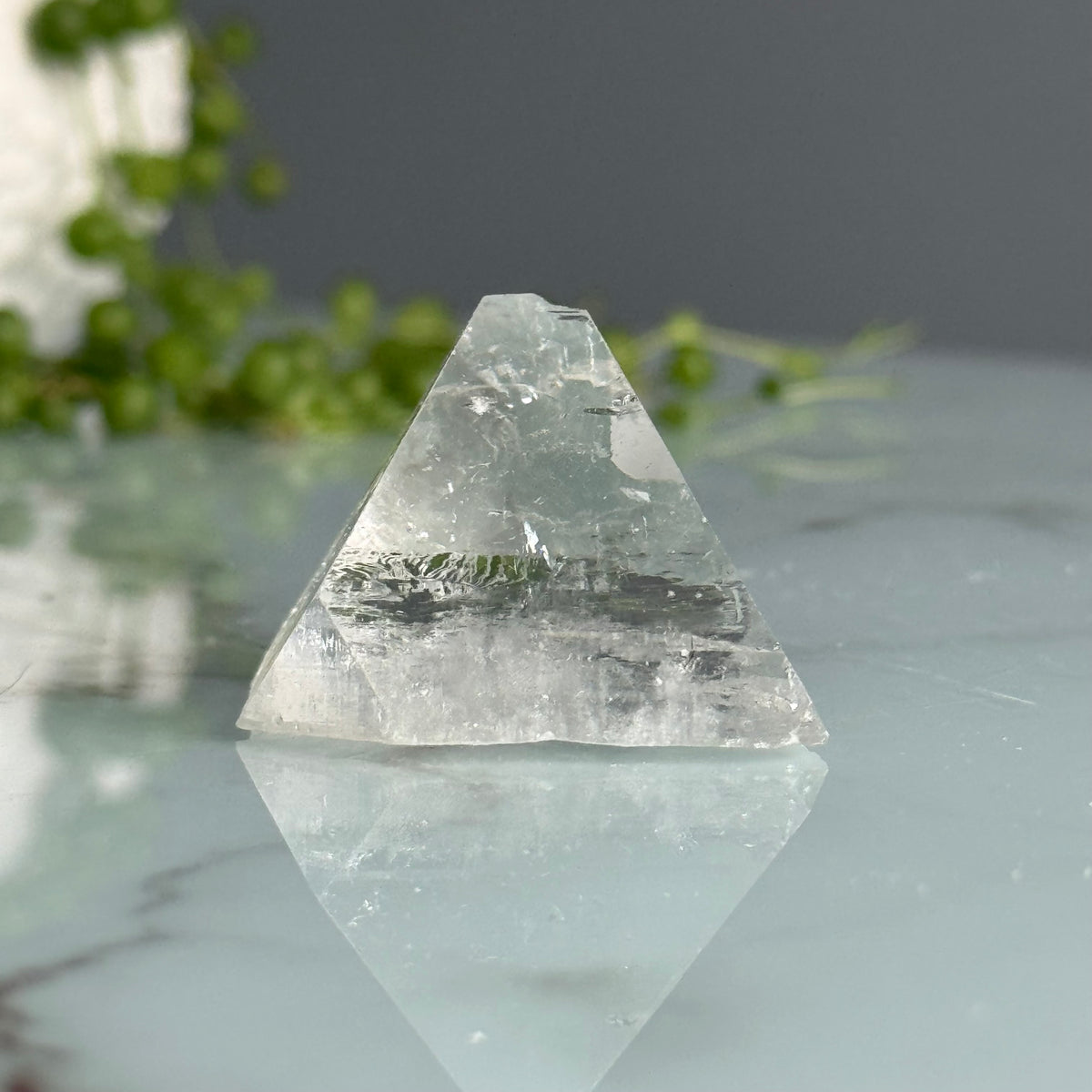 Apophyllite Crystal Pyramid A22 Specimen – Wholehearted Crystal Creations