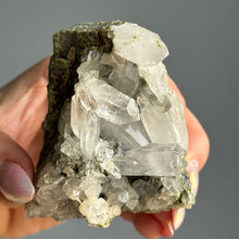 Epidote + Chlorite in Quartz Specimen #7