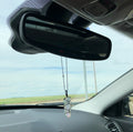 Angel Aura Quartz Wire Wrapped Crystal Car Mirror Hanger – Wholehearted Crystal Creations
