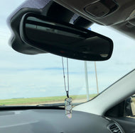 Angel Aura Quartz Wire Wrapped Crystal Car Mirror Hanger – Wholehearted Crystal Creations