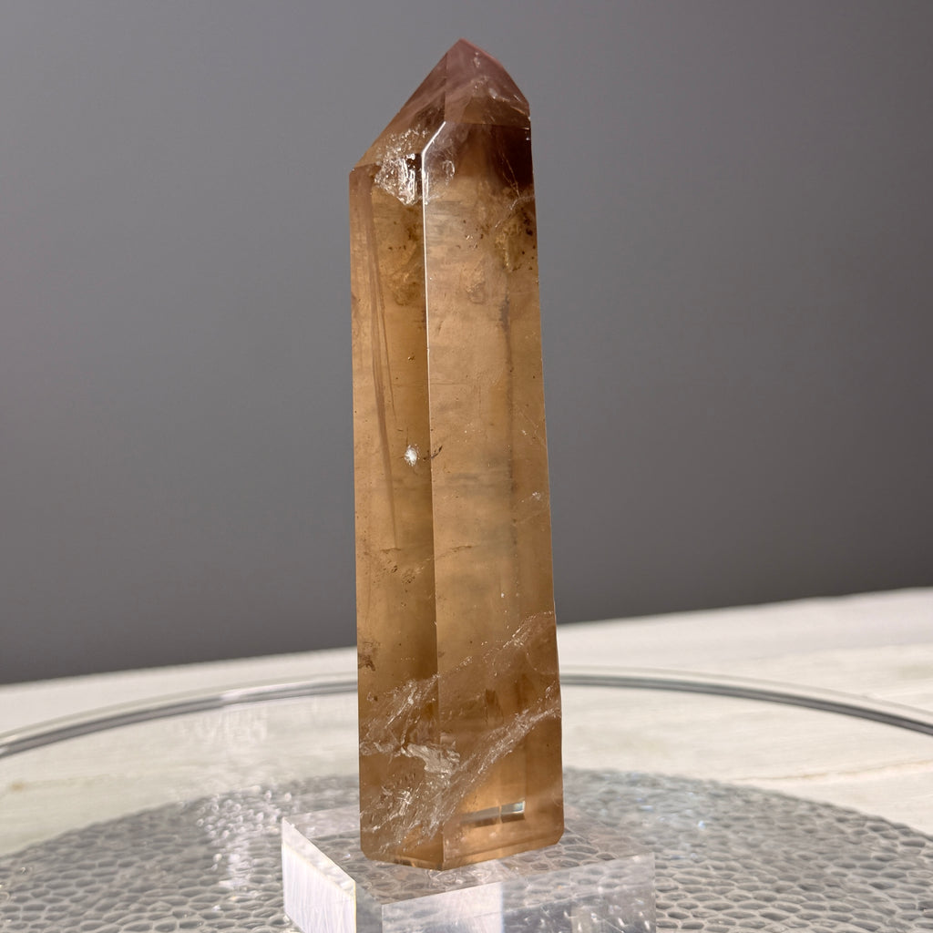 Pink Lithium Quartz (Rare) Crystal Tower Specimen PLQ#33 – Wholehearted Crystal Creations