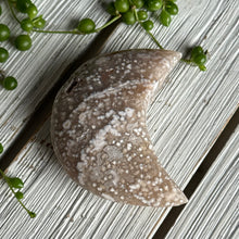 Ocean Jasper Moon Crystal Specimen Carving