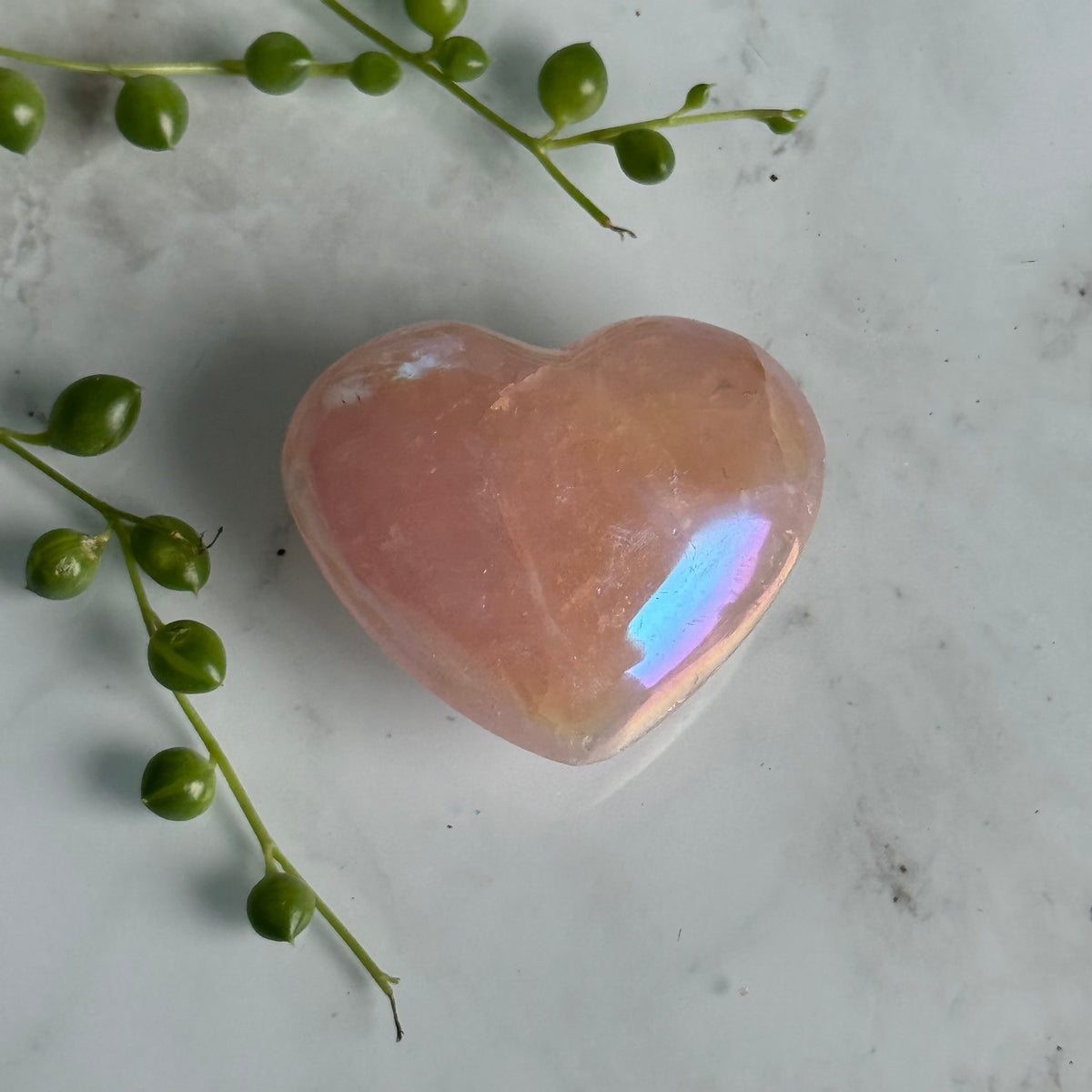 Angel Aura Rose Quartz Heart Carving Crystal Specimen – Wholehearted Crystal Creations
