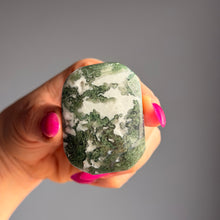 Moss Agate Palm Stone Specimen (MA25) – Wholehearted Crystal Creations