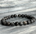 Larvikite Black Labradorite Stretch Bracelet – Wholehearted Crystal Creations