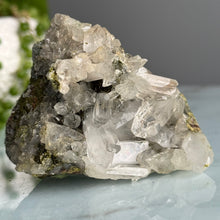 Epidote + Chlorite in Quartz Specimen #7