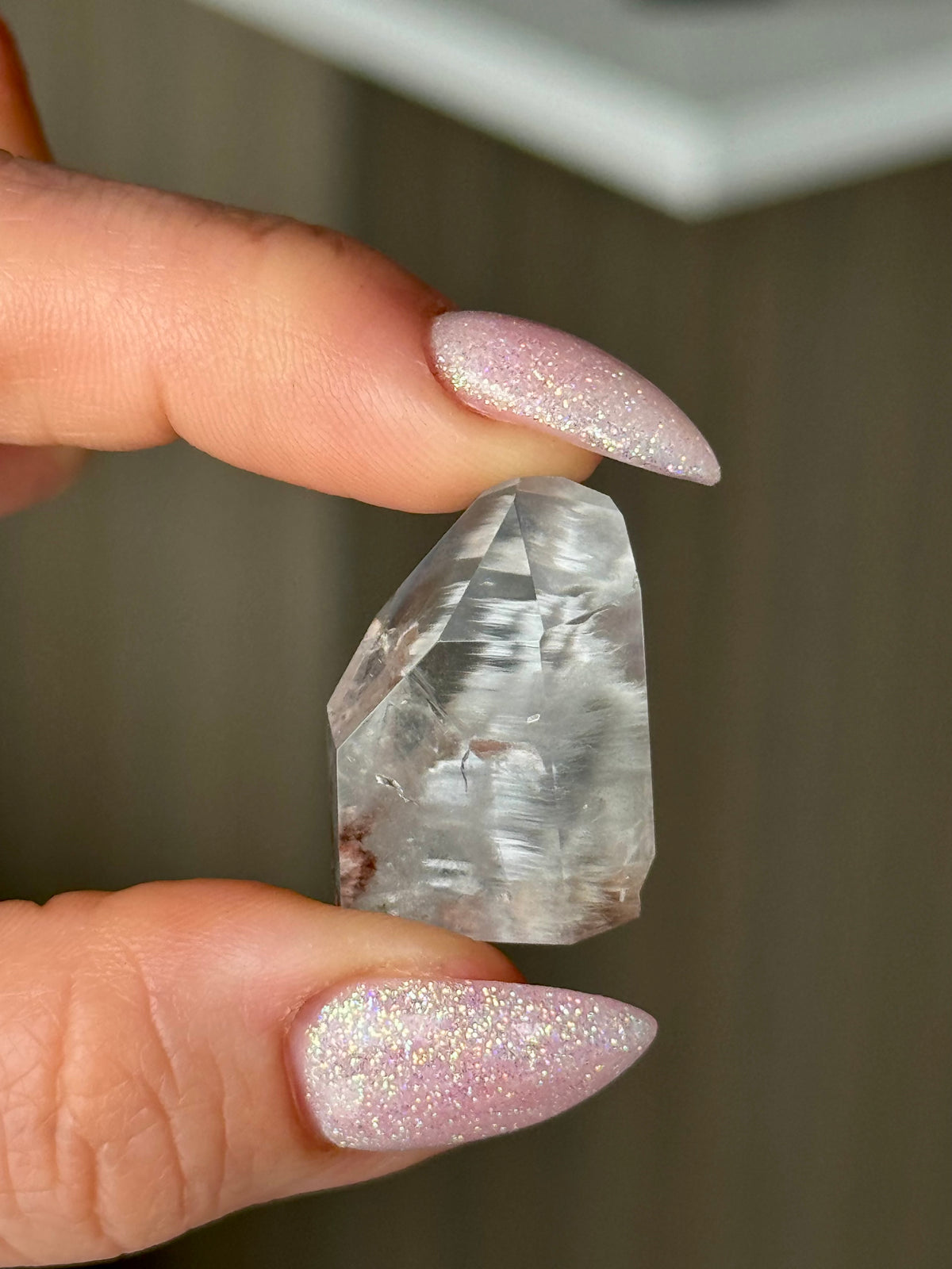 Blue Tara Quartz Crystal Specimen – Wholehearted Crystal Creations