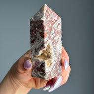 Crazy Lace Agate Tower Crystal Specimen – Wholehearted Crystal Creations