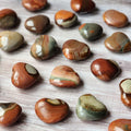 Medium Polychrome Jasper Heart Crystal Specimen – Wholehearted Crystal Creations