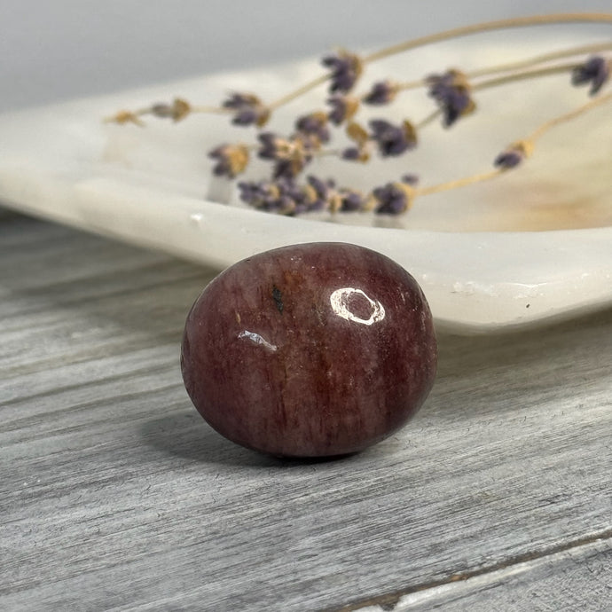 Strawberry Quartz Tumbled Stone Specimen