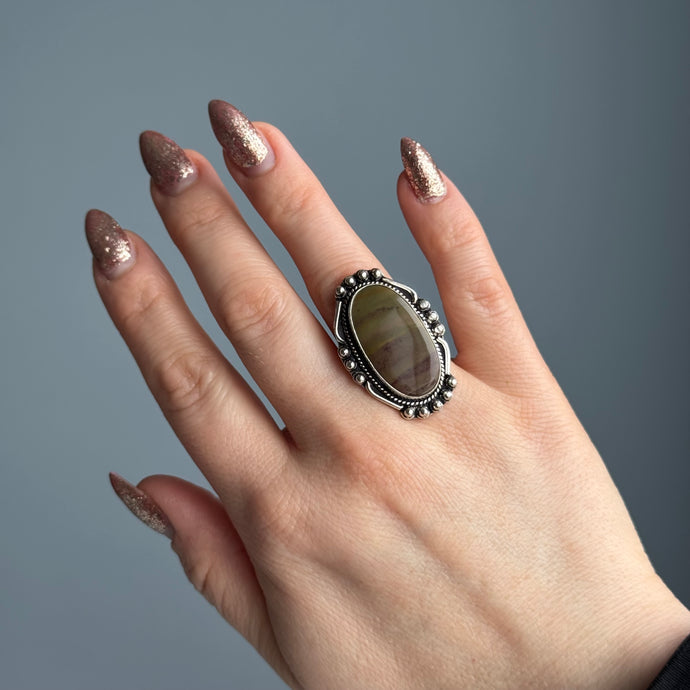 Scenic Jasper Size 5 Ring