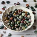 Rainbow Moss Agate Small Tumbled Pocket Stone Specimen – Wholehearted Crystal Creations