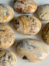 Crazy Lace Agate palm stone crystal specimen – Wholehearted Crystal Creations