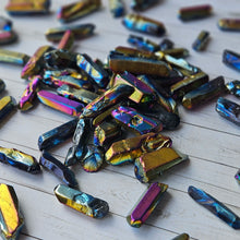 Titanium Aura Quartz Point Pocket Stone Specimen – Wholehearted Crystal Creations