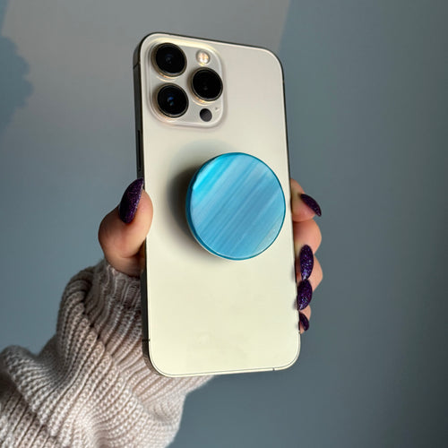 Agate Crystal Phone Grip Pop Socket – Wholehearted Crystal Creations