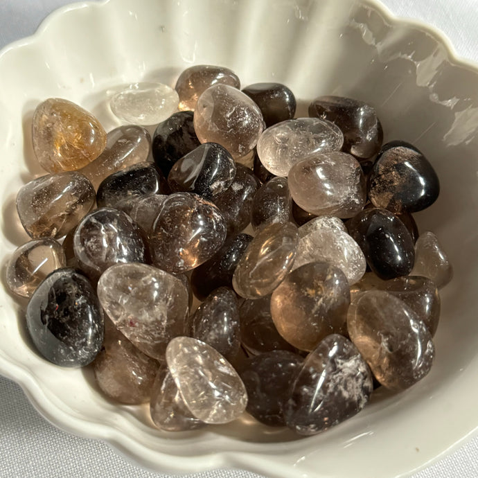 Smoky Quartz Tumbled Pocket Stone Crystal Specimen