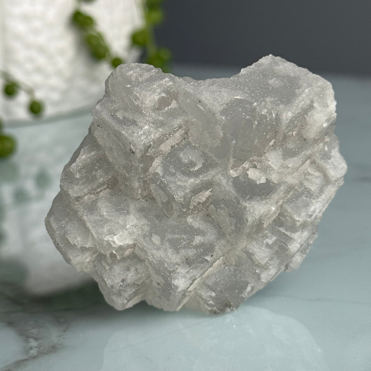 Blue Fluorite Raw Druzy Crystal Specimen – Wholehearted Crystal Creations