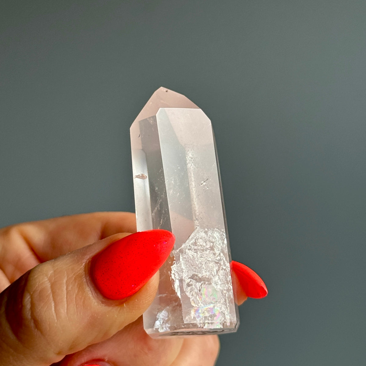 Pink Lithium Quartz (Rare) Crystal Tower Specimen PLQ#3 – Wholehearted Crystal Creations