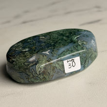Moss Agate Palm Stone Specimen (MA30) – Wholehearted Crystal Creations