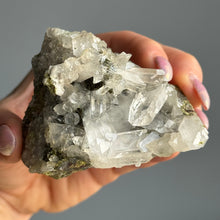 Epidote + Chlorite in Quartz Specimen #7