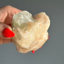 Green Apophyllite & Peach Stilbite Specimen