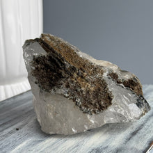 Green Tourmaline in Quartz Raw Specimen