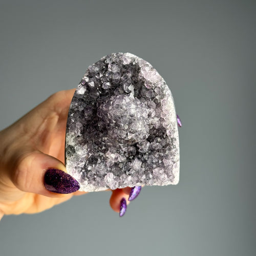 Amethyst Geode Mini Cathedral Cluster Crystal Specimen – Wholehearted Crystal Creations