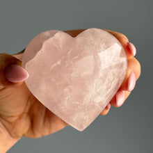 Rose Quartz Heart Carving Specimen