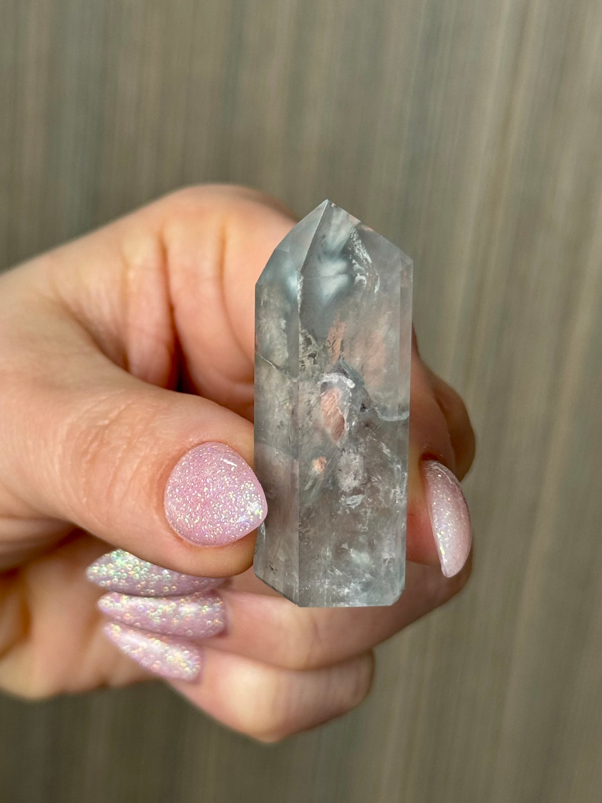 Blue Tara Quartz Crystal Specimen – Wholehearted Crystal Creations